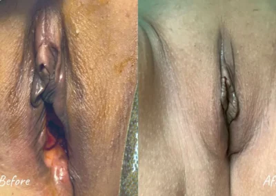 vaginoplasty before and after photo by mona hardas md cosmetic gynecology in flint mi