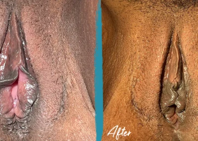 vaginoplasty before and after photo by mona hardas md cosmetic gynecology in flint mi