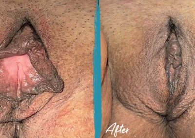 vaginoplasty before and after photo by mona hardas md cosmetic gynecology in flint mi