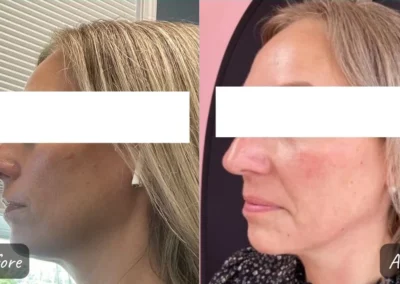 botox and fillers before and after photo by mona hardas md cosmetic gynecology in flint mi