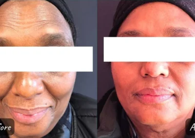 botox and fillers before and after photo by mona hardas md cosmetic gynecology in flint mi