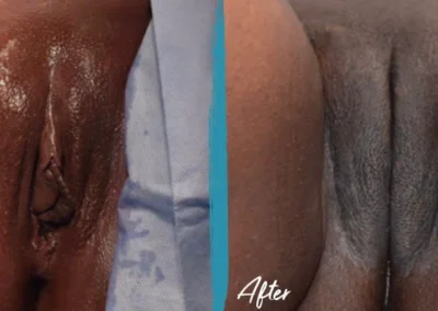 vaginal fat transfer before and after photo by mona hardas md cosmetic gynecology in flint mi