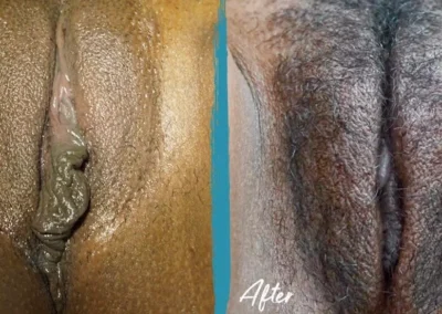 vaginal fat transfer before and after photo by mona hardas md cosmetic gynecology in flint mi
