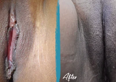 vaginal fat transfer before and after photo by mona hardas md cosmetic gynecology in flint mi