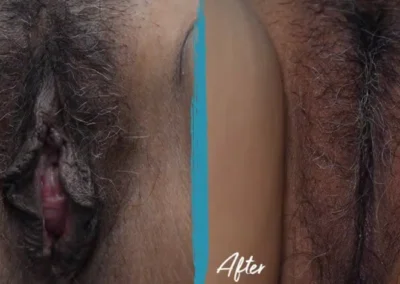 vaginal fat transfer before and after photo by mona hardas md cosmetic gynecology in flint mi