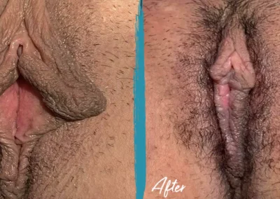 vaginal rejuvenation before and after photo by mona hardas md cosmetic gynecology in flint mi