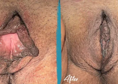 vaginal rejuvenation before and after photo by mona hardas md cosmetic gynecology in flint mi